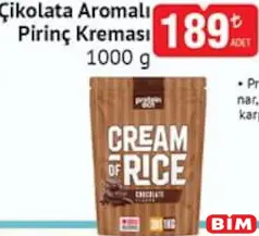 PROTEİN OCN ÇİKOLATA AROMALI PİRİNÇ KREMASI 1000 G